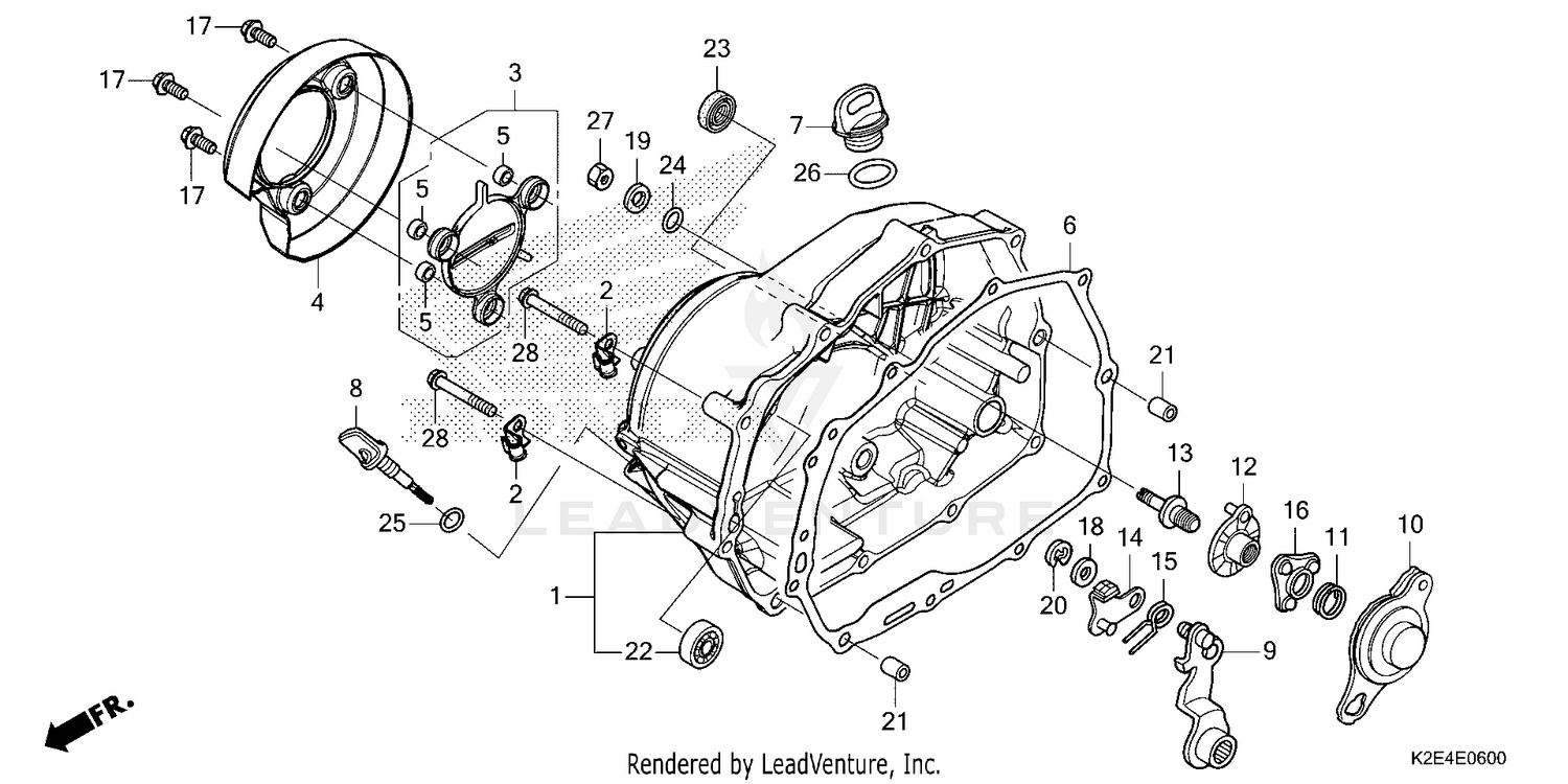 RIGHT CRANKCASE COVER