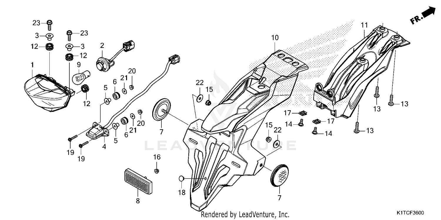 TAILLIGHT@LICENSE LIGHT
