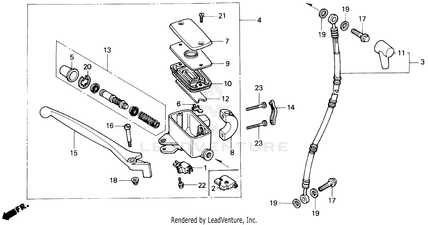 FRONT BRAKE MASTER CYLINDER