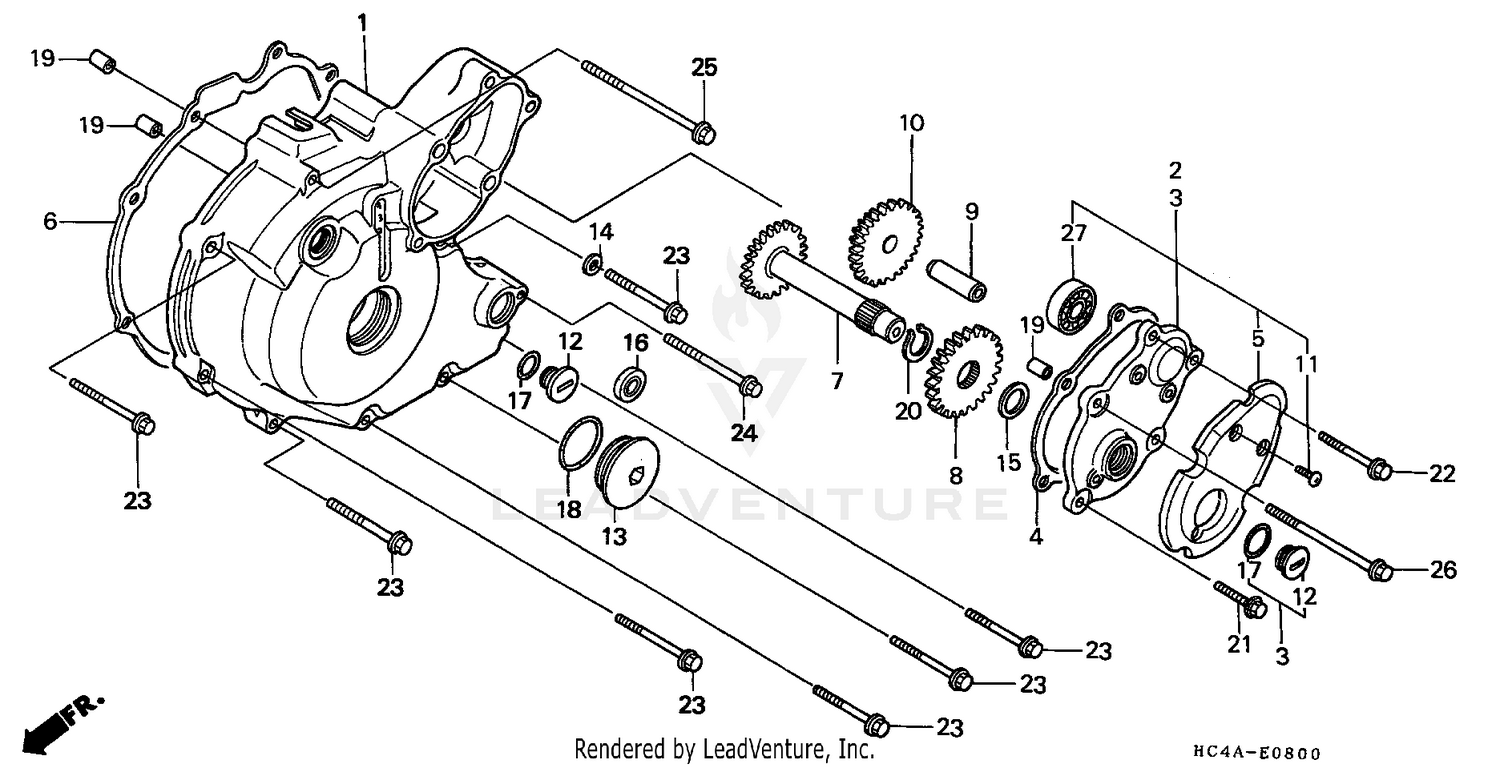 LEFT CRANKCASE COVER
