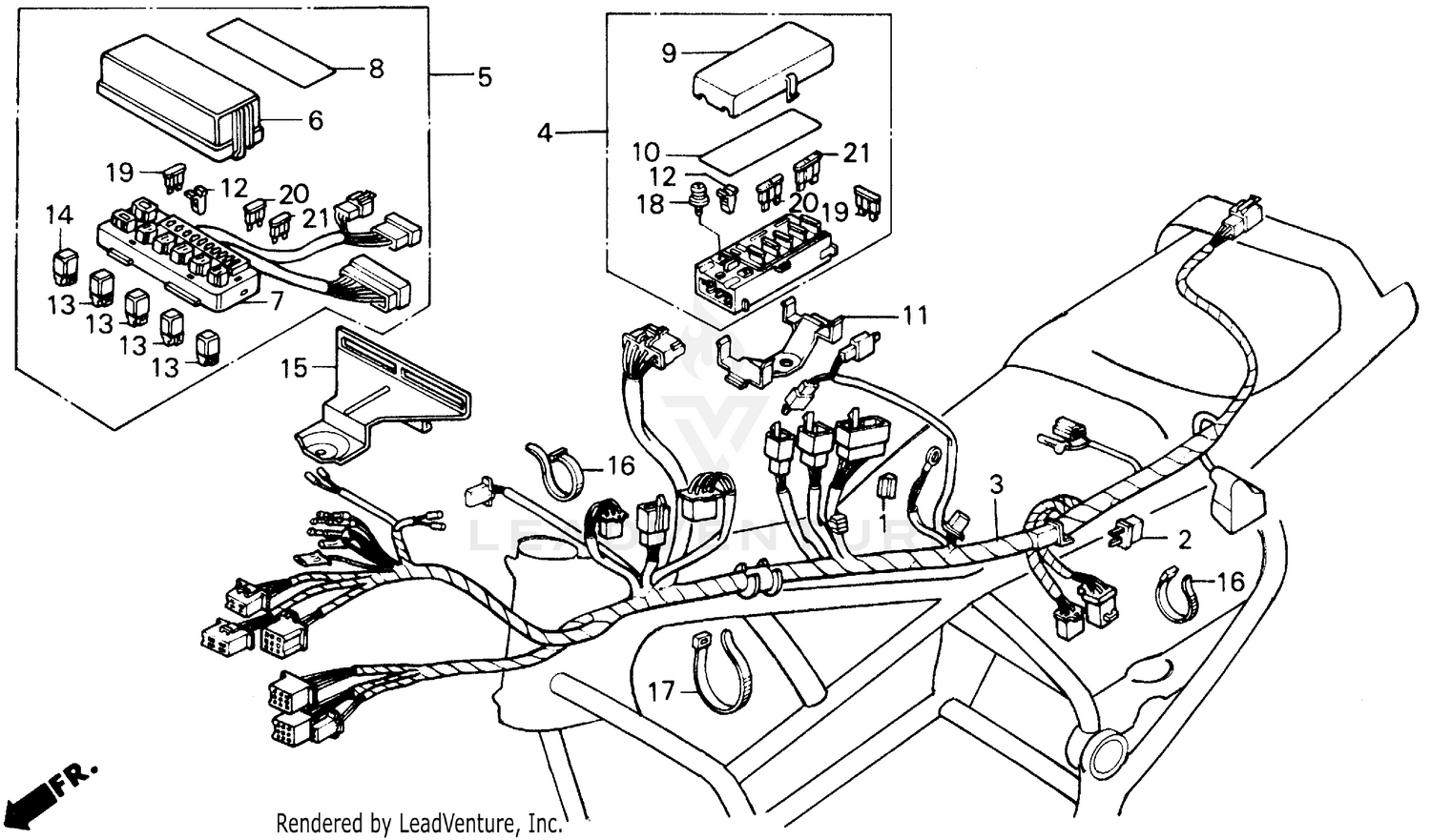 A/I WIRE HARNESS 86-87