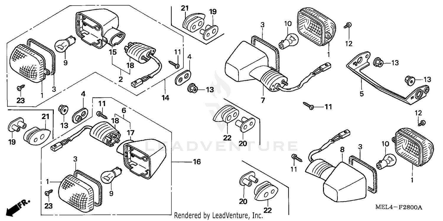 FRONT + REAR TURN SIGNAL