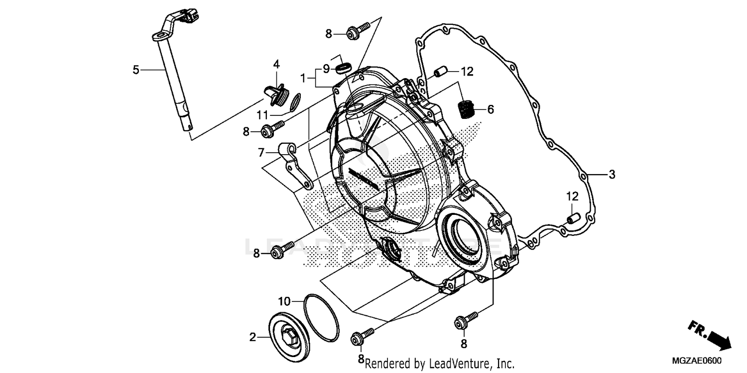 RIGHT CRANKCASE COVER
