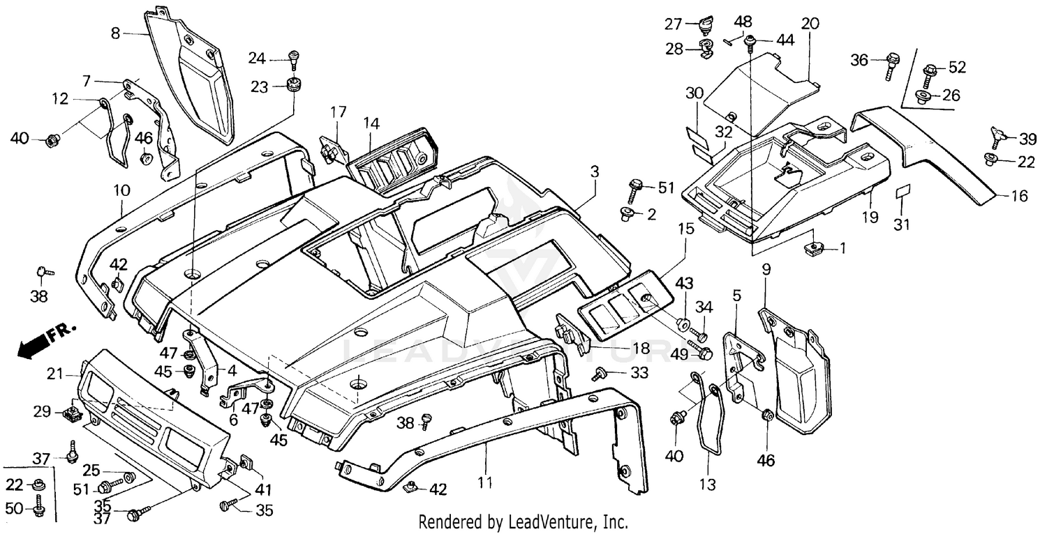 350D FRONT FENDER 87-89
