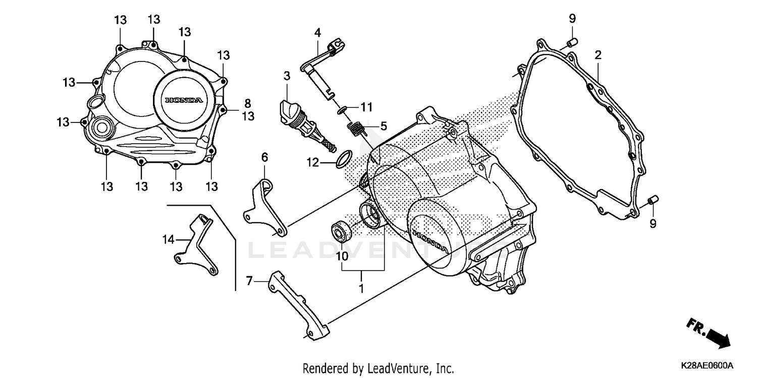 RIGHT CRANKCASE COVER