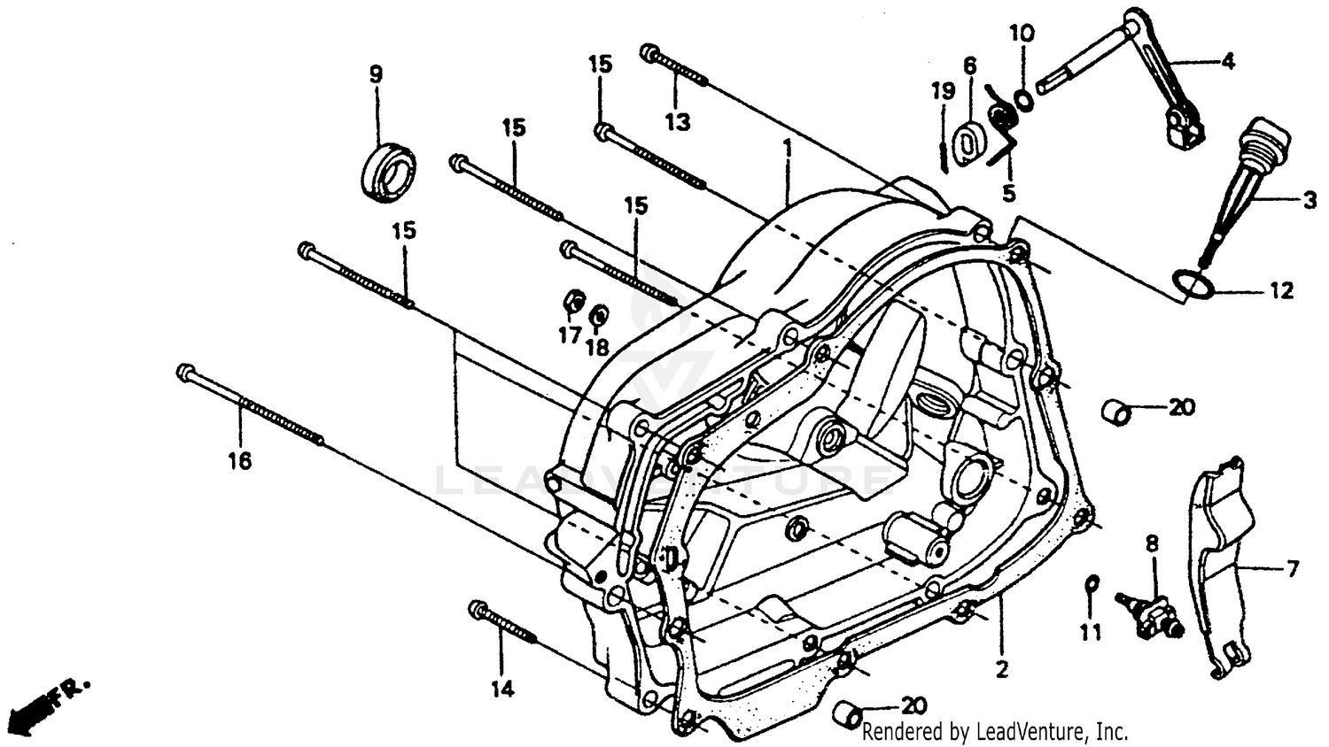 RIGHT CRANKCASE COVER