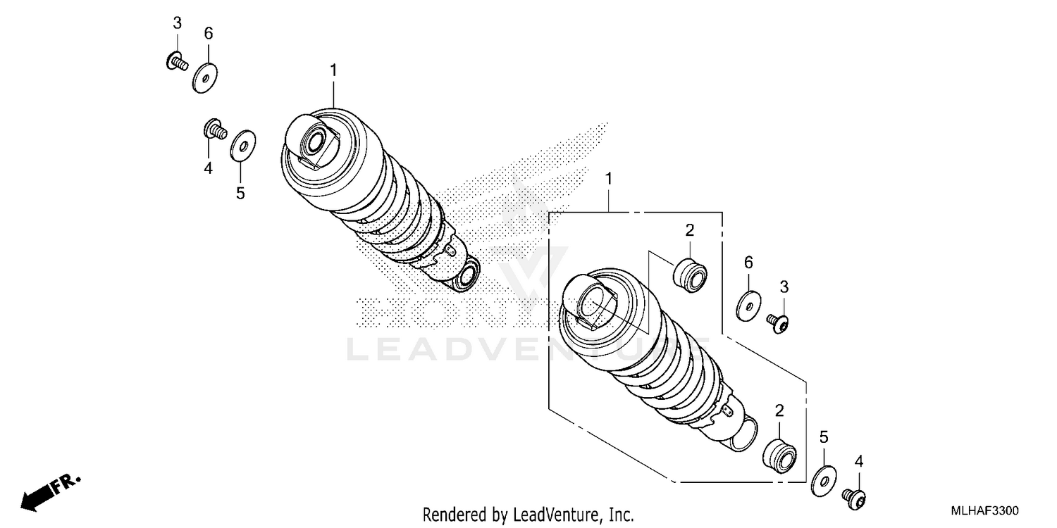 REAR SHOCK ABSORBER