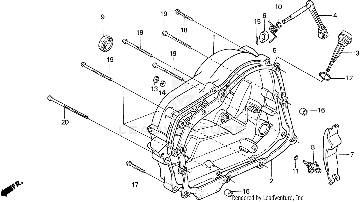 RIGHT CRANKCASE COVER