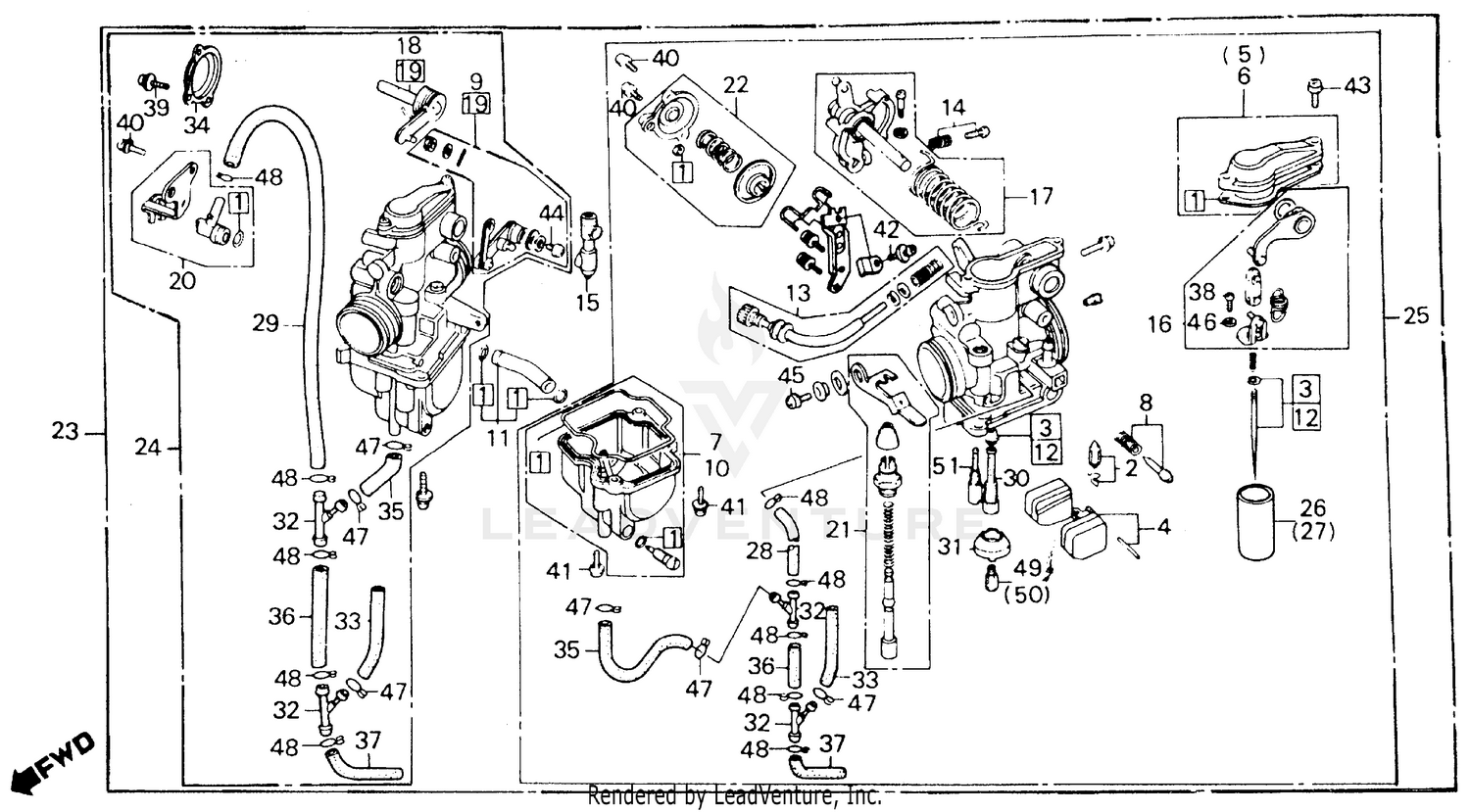 AC CARBURETOR 86-87