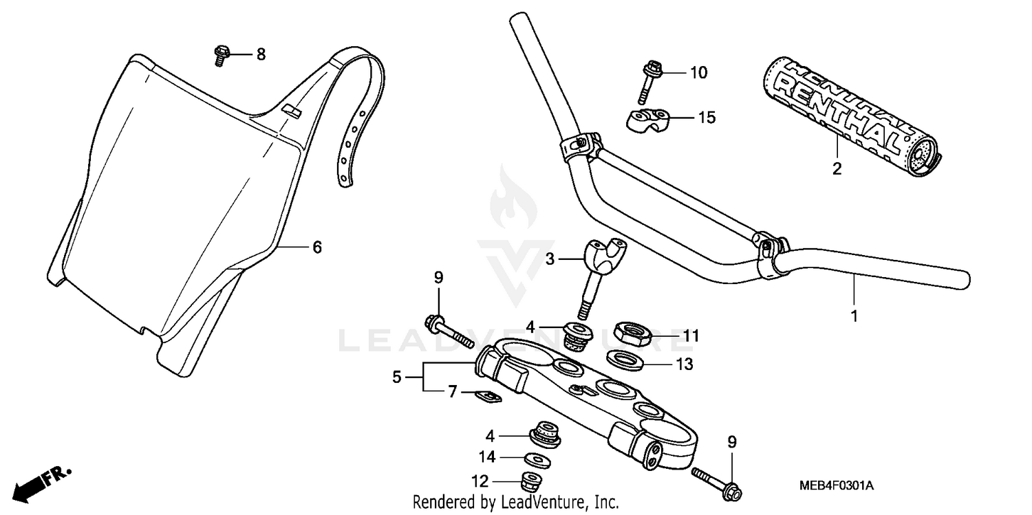 HANDLEBAR + TOP BRIDGE ('04-'07)