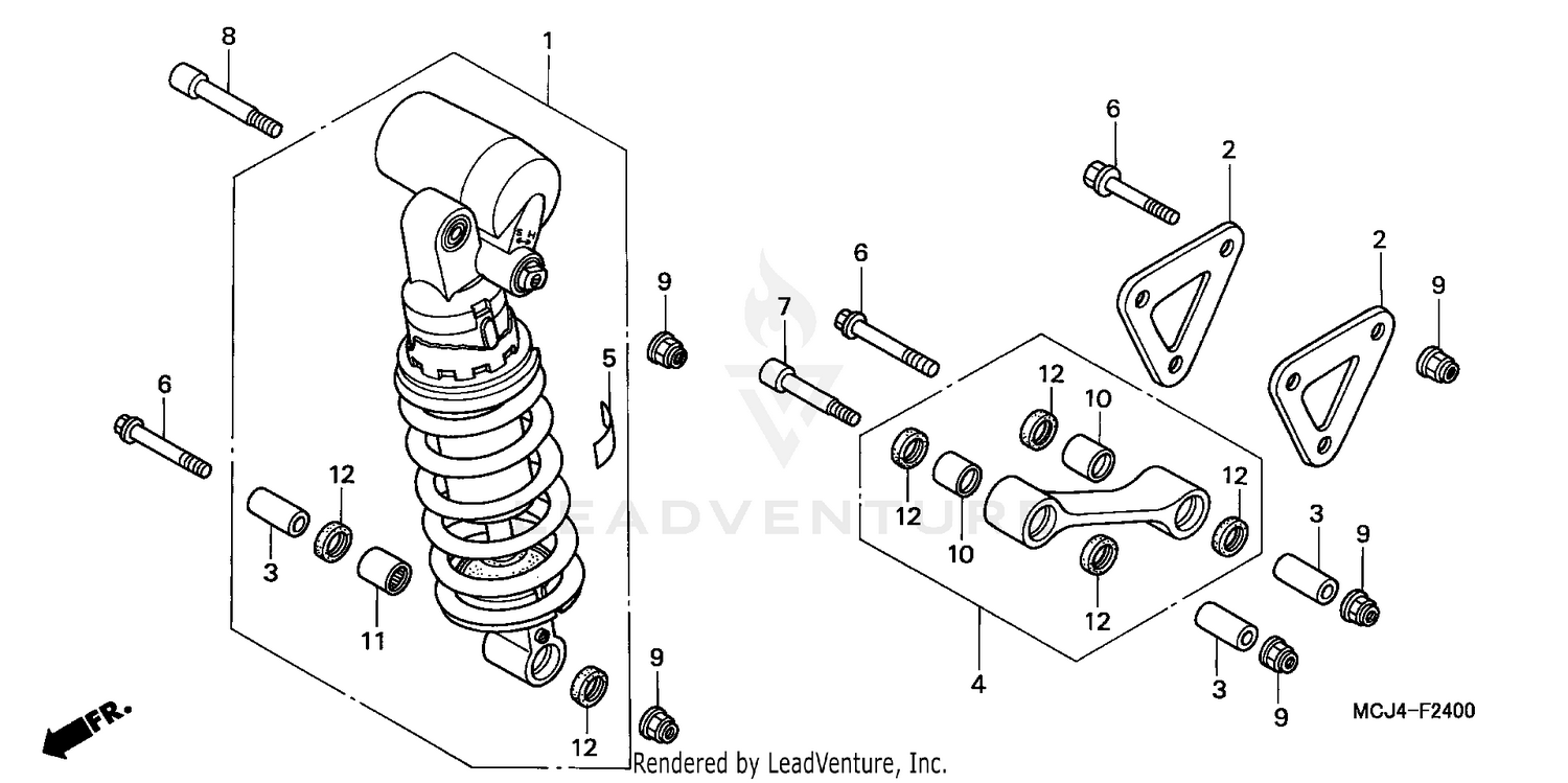 REAR SHOCK ABSORBER (1)