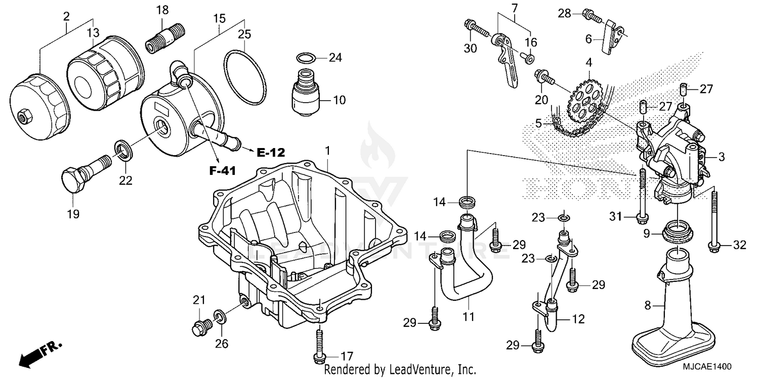 OIL PAN@OIL PUMP