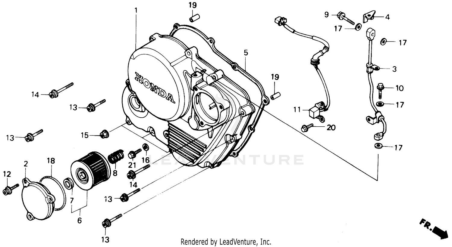 RIGHT CRANKCASE COVER
