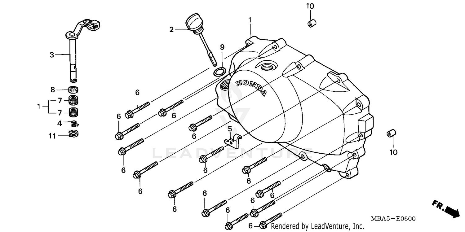 RIGHT CRANKCASE COVER