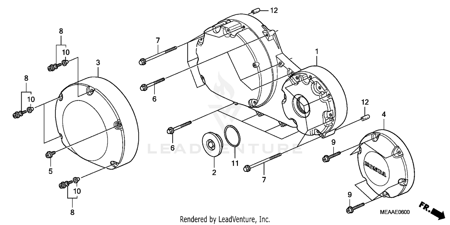 RIGHT CRANKCASE COVER
