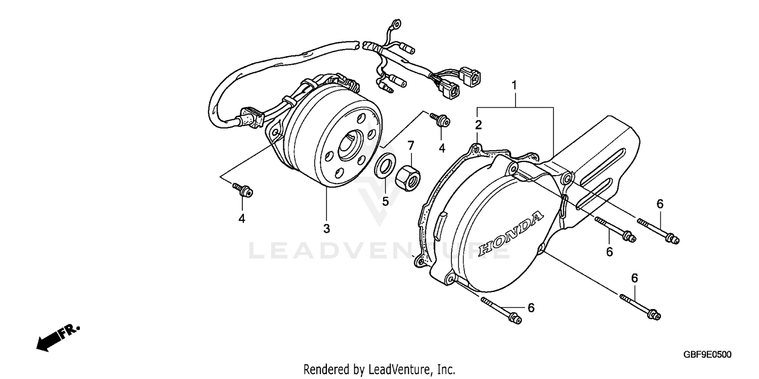 LEFT CRANKCASE COVER