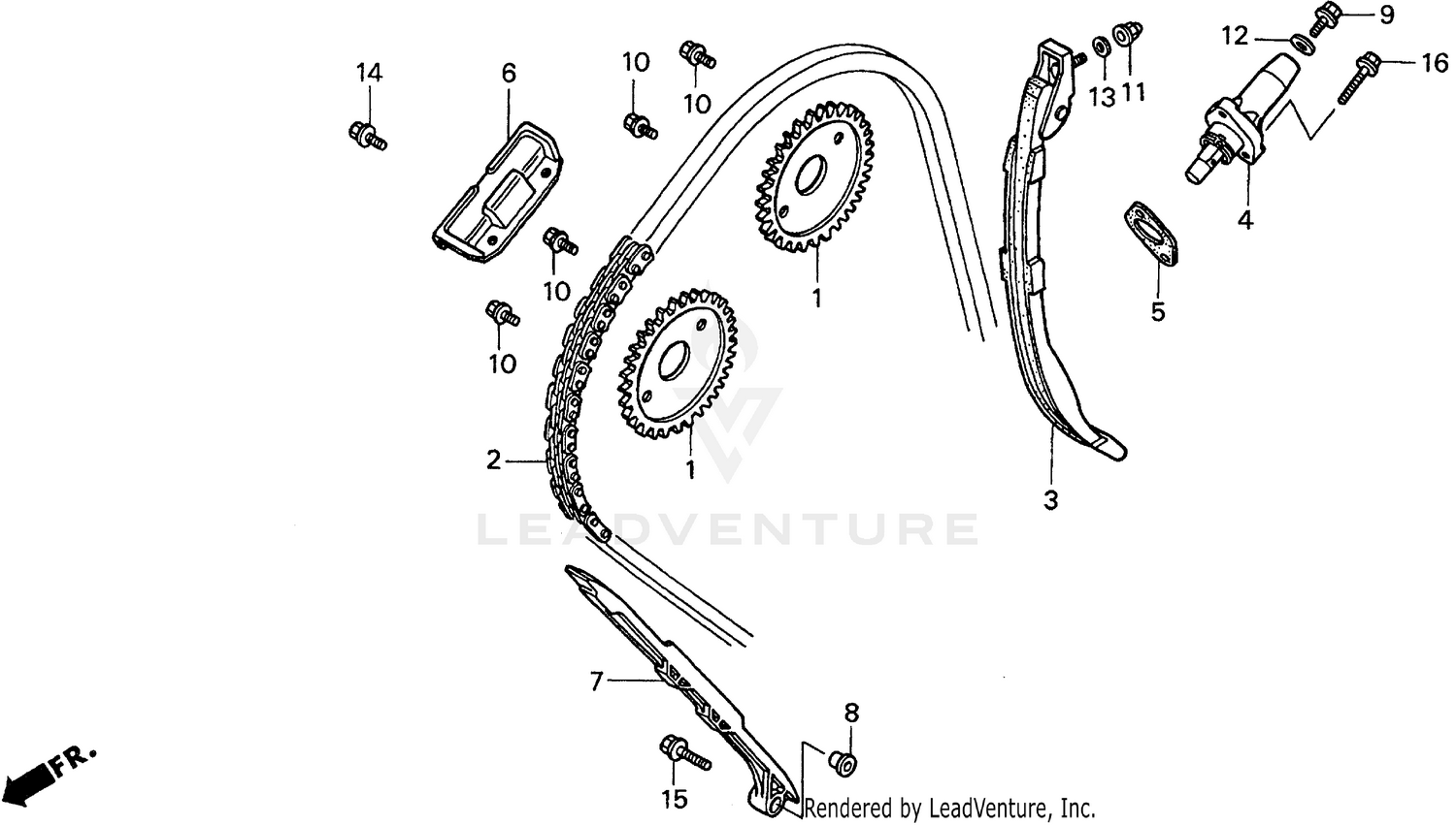CAM CHAIN + TENSIONER
