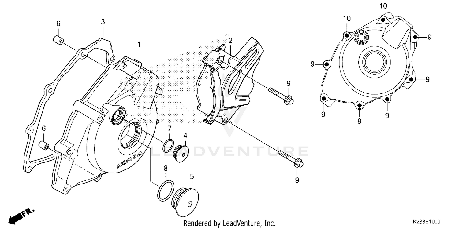 LEFT CRANKCASE COVER