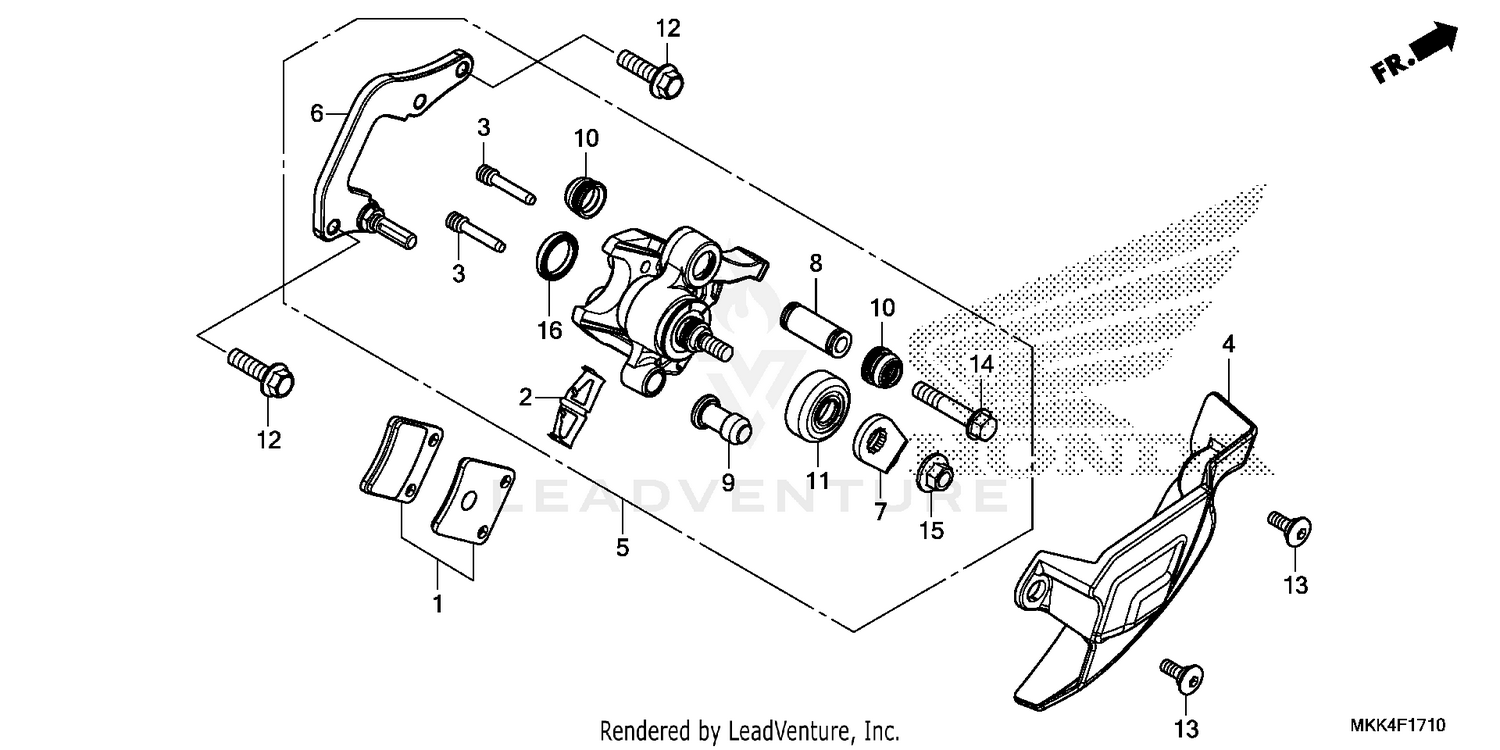PARKING BRAKE CALIPER