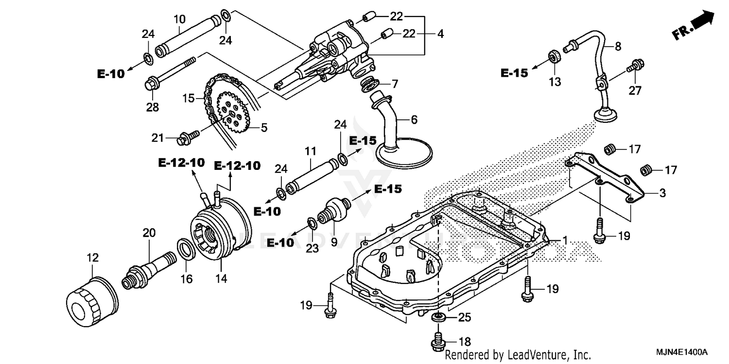 OIL PAN + OIL PUMP