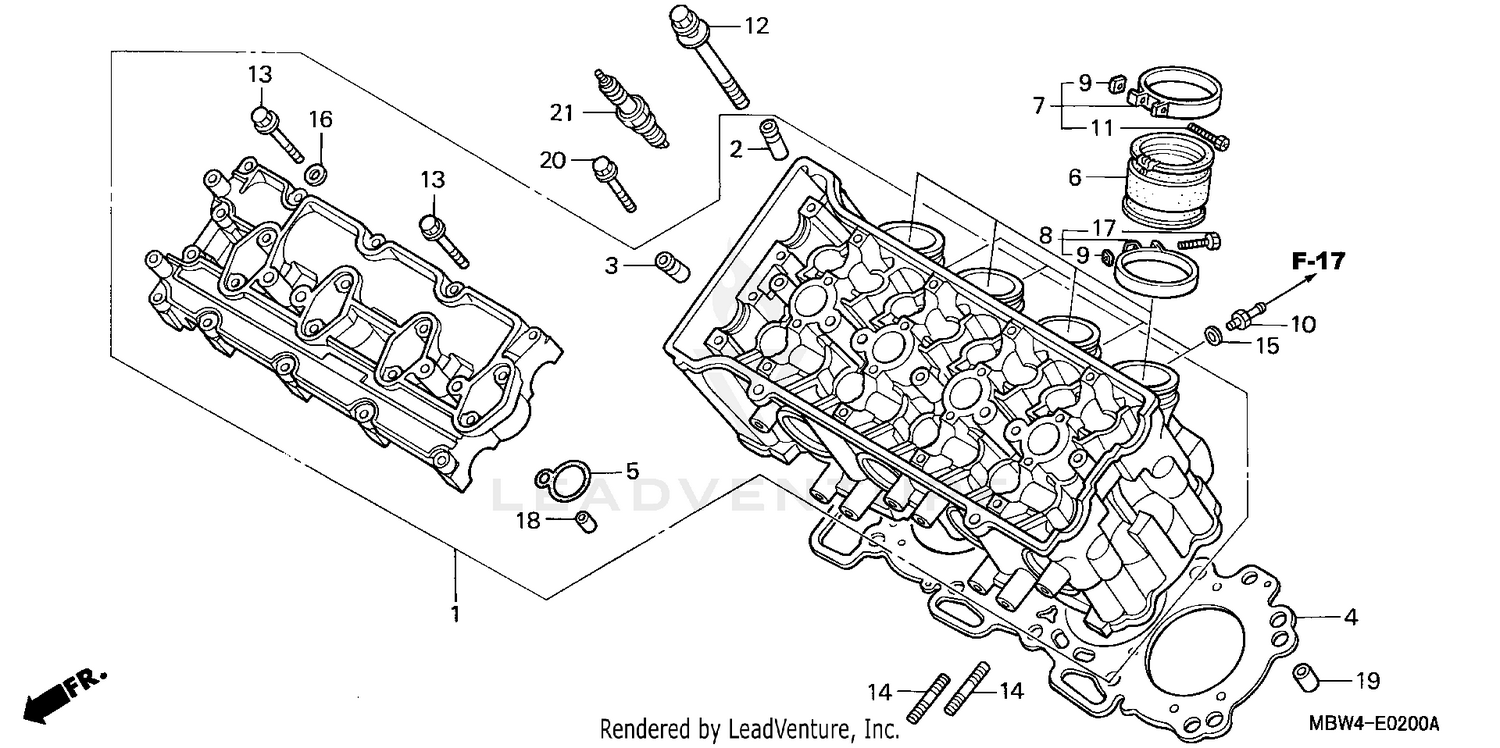 CYLINDER HEAD ('99-'00)