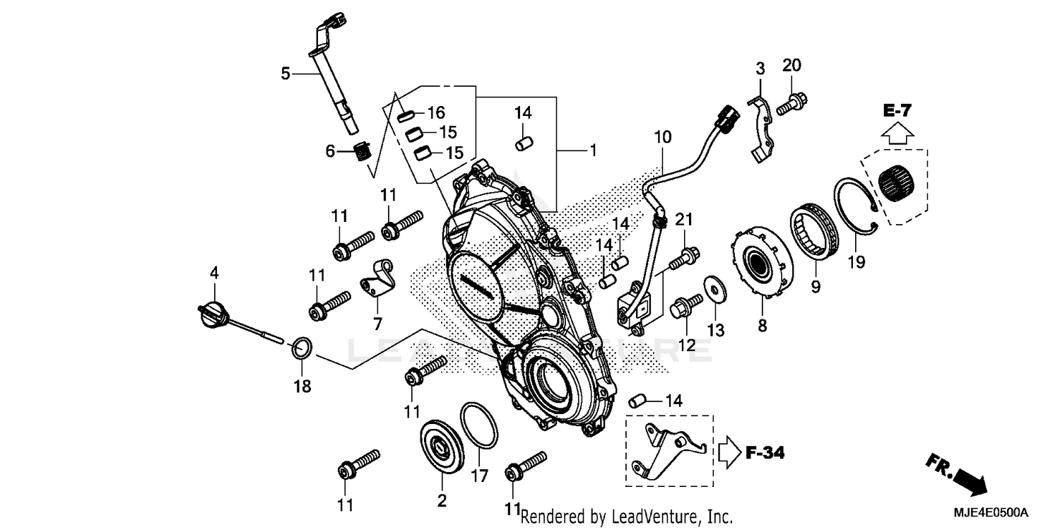 RIGHT CRANKCASE COVER
