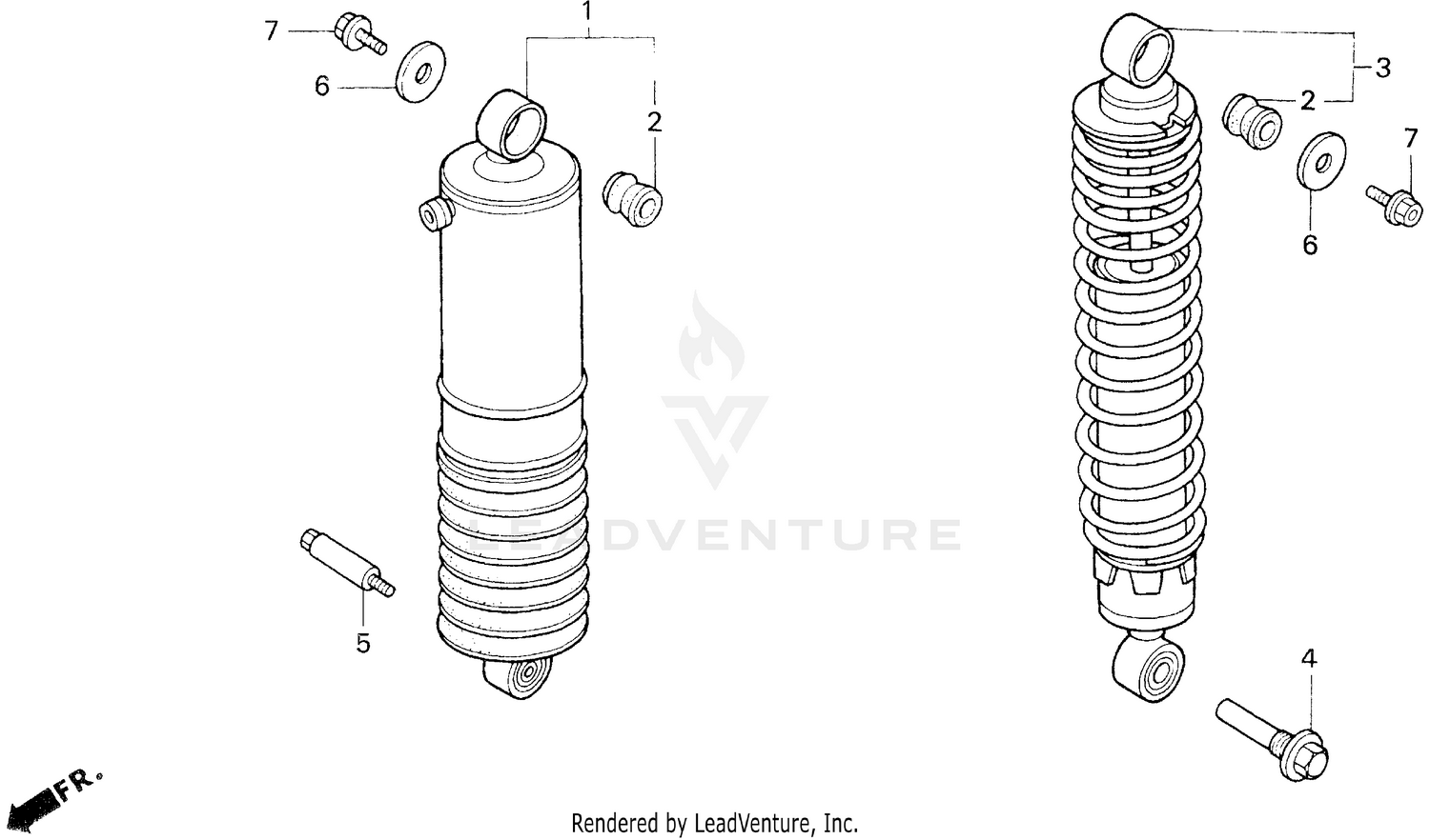 REAR SHOCK ABSORBER