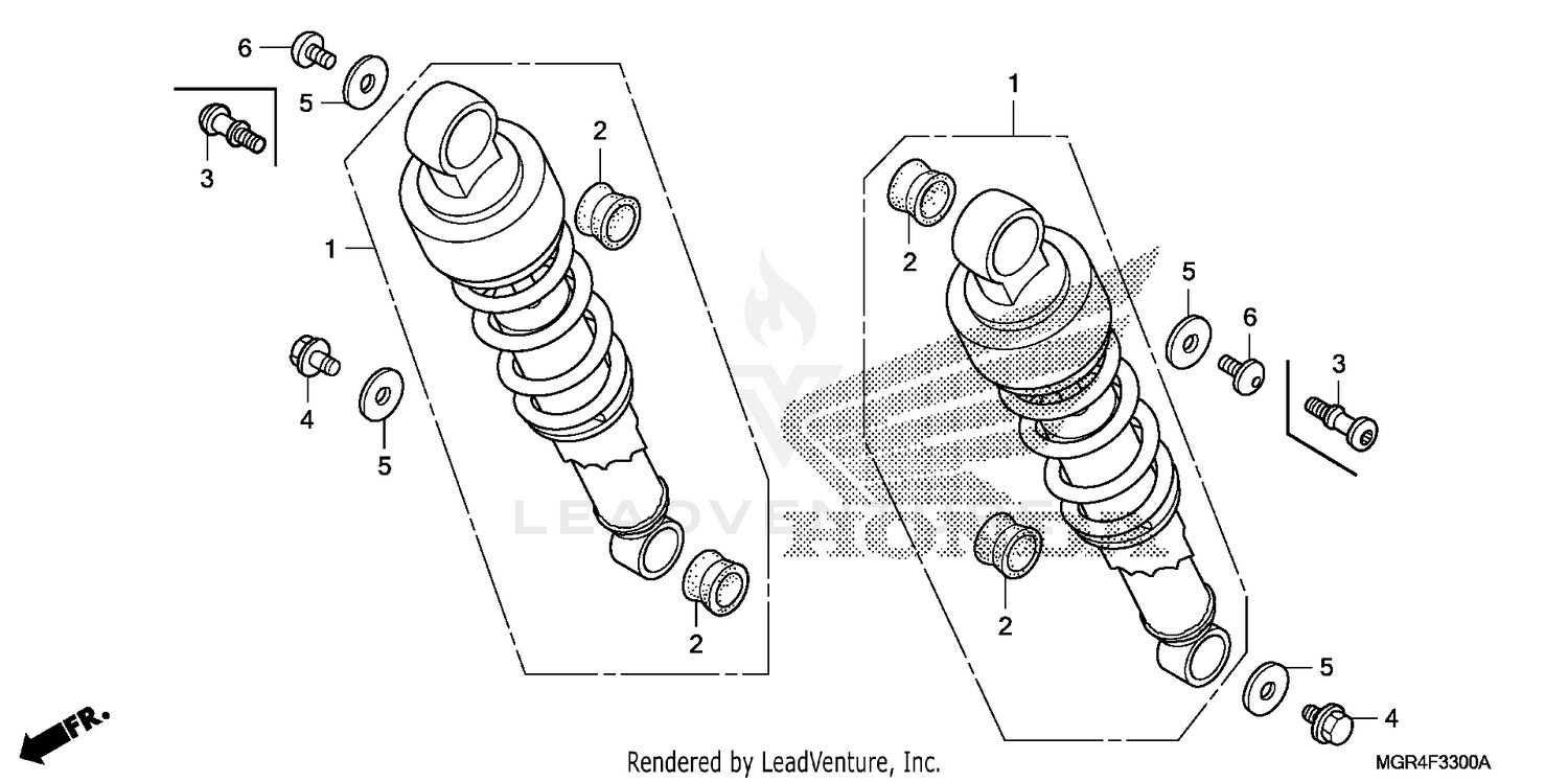 REAR SHOCK ABSORBER