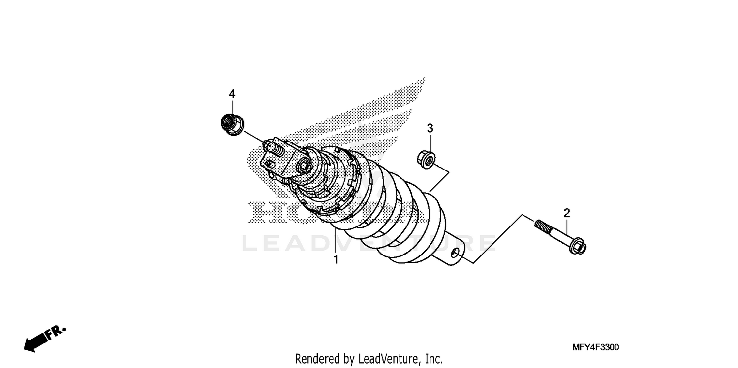 REAR SHOCK ABSORBER