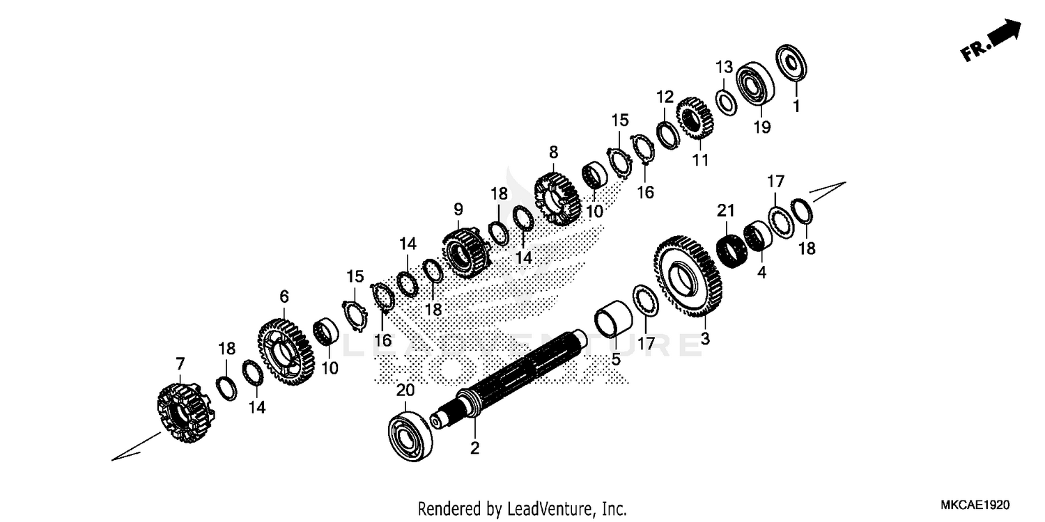 TRANSMISSION             (COUNTERSHAFT)