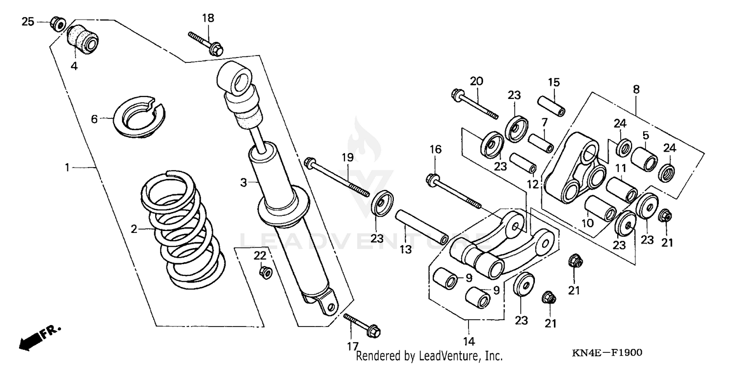 REAR SHOCK ABSORBER