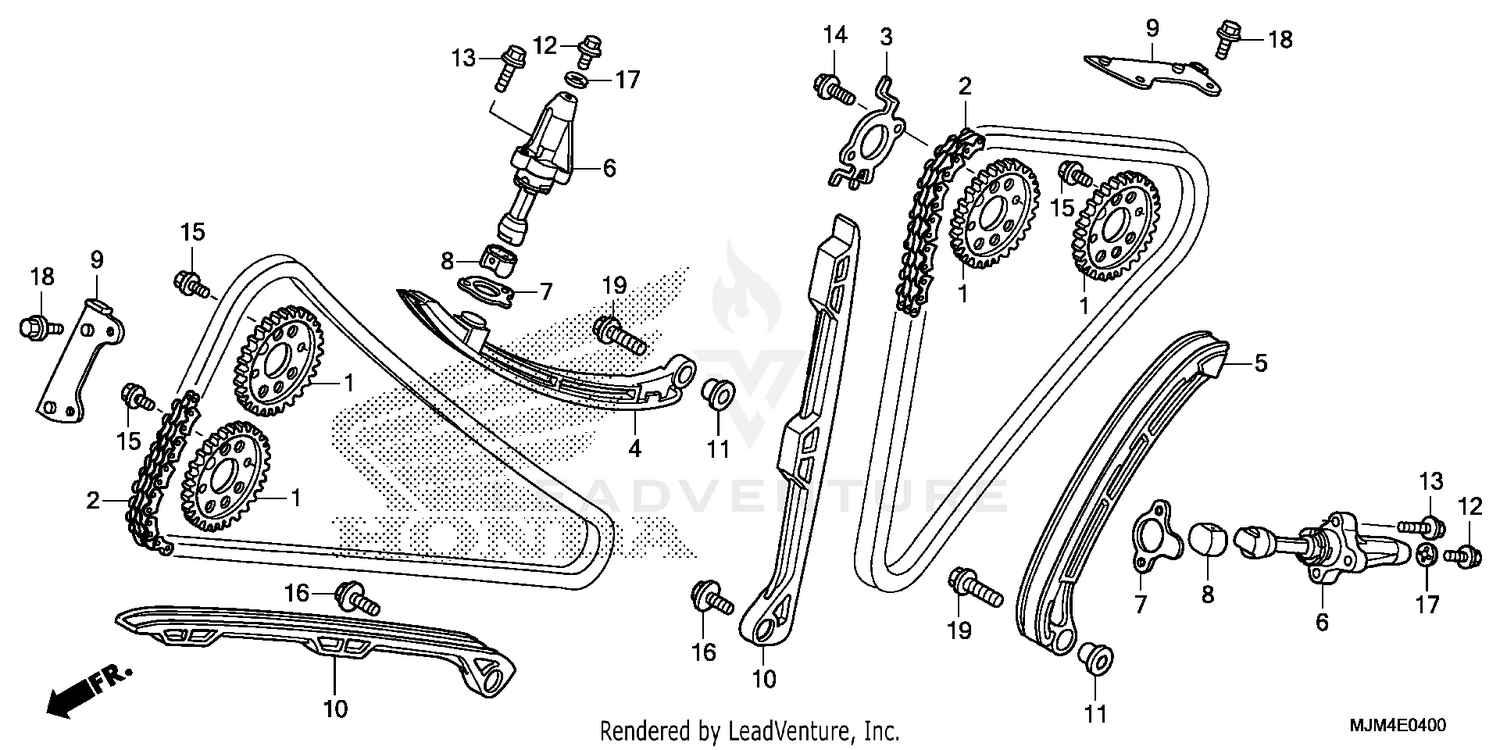 CAM CHAIN + TENSIONER
