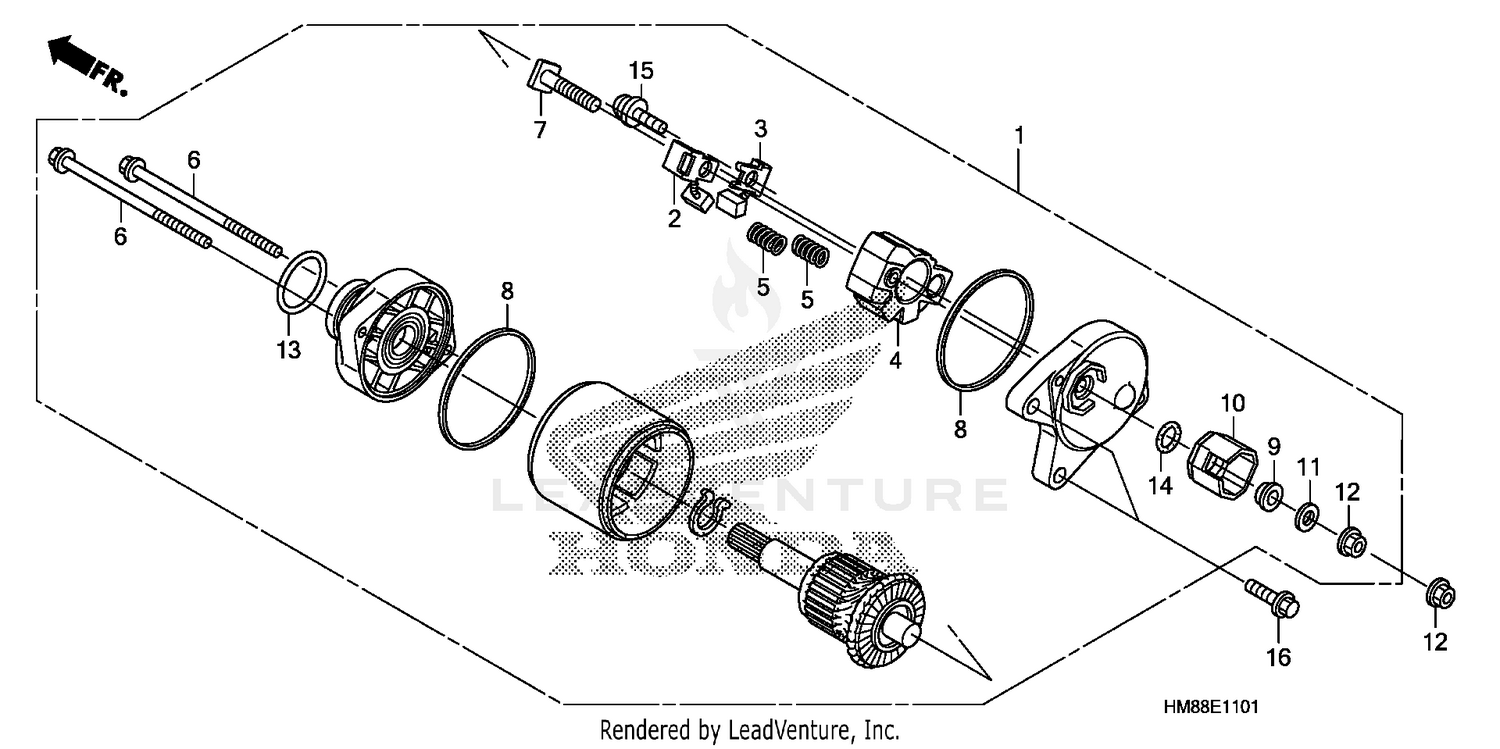 STARTER MOTOR ('08-'09)