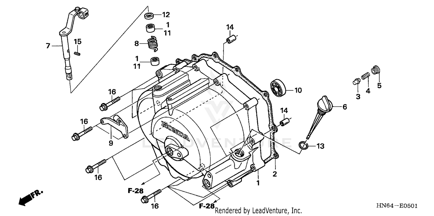 FRONT CRANKCASE COVER ('06-)