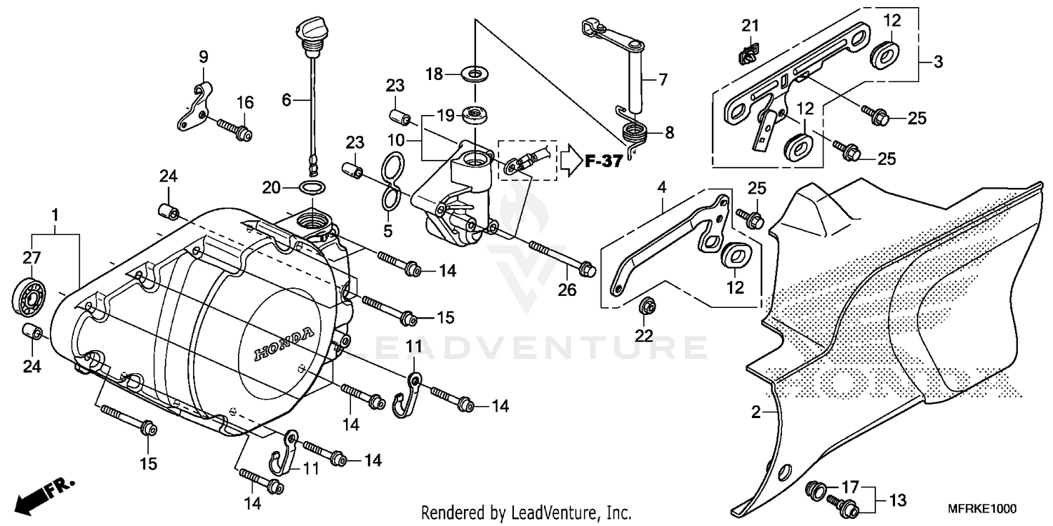 LEFT CRANKCASE COVER