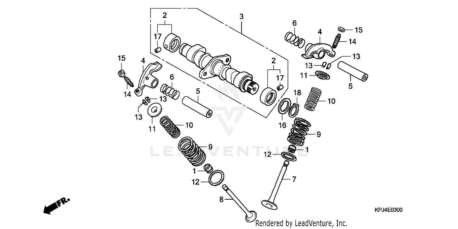 CAMSHAFT + VALVE