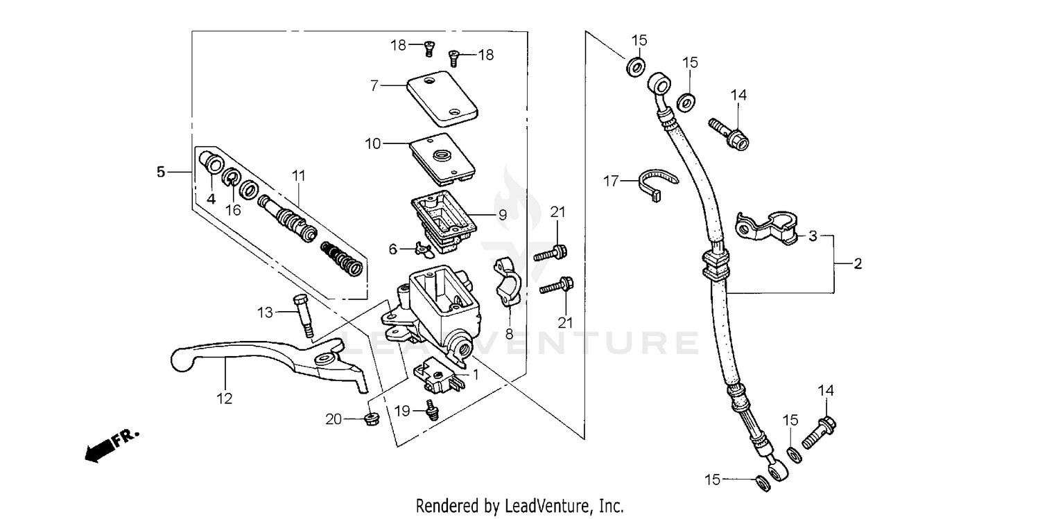 FRONT BRAKE MASTER CYLINDER