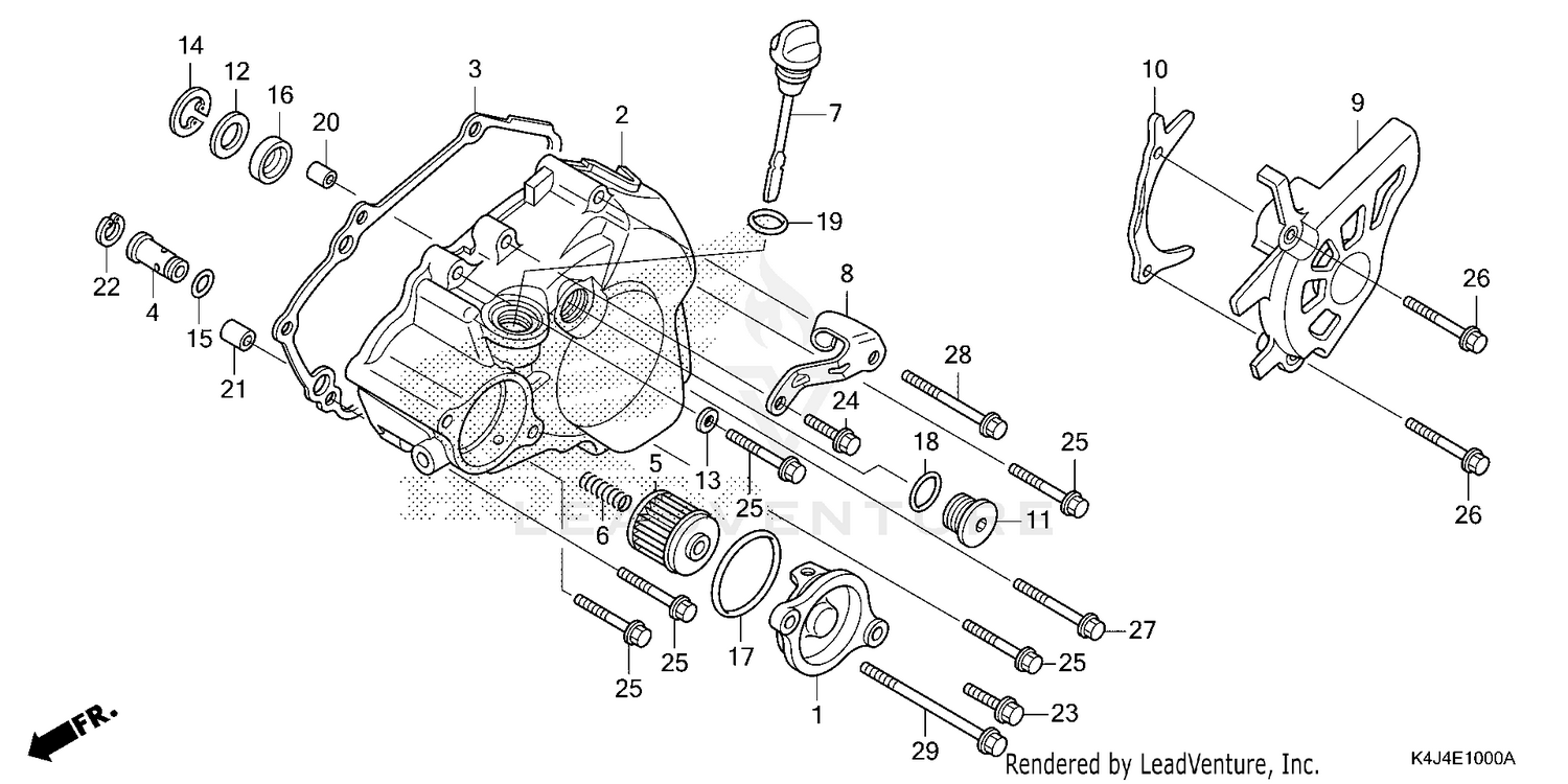 LEFT CRANKCASE COVER