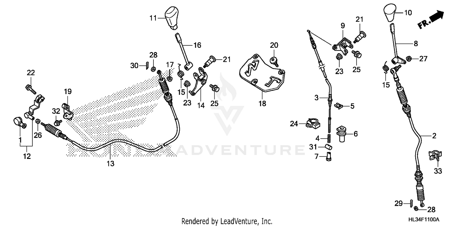 SHIFT LEVER@SELECT LEVER