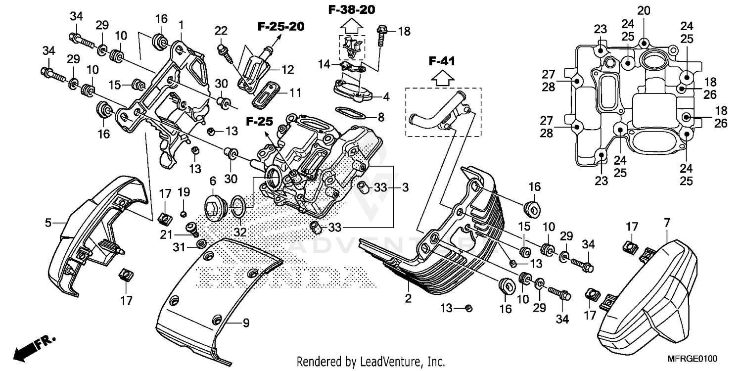 FRONT CYLINDER HEAD COVER