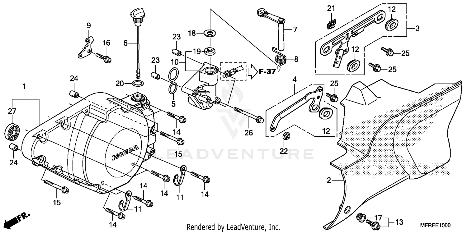LEFT CRANKCASE COVER