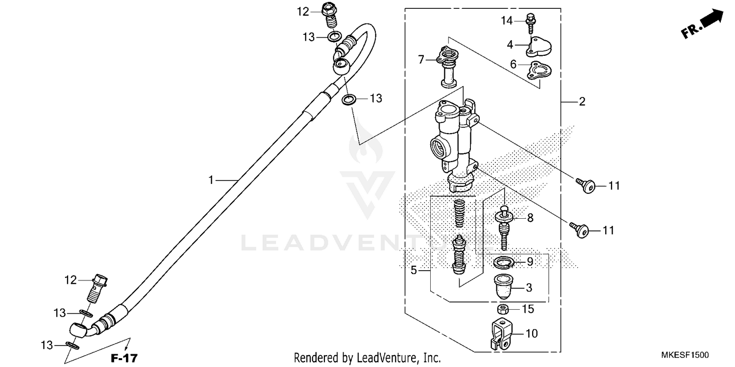 REAR BRAKE MASTER        CYLINDER