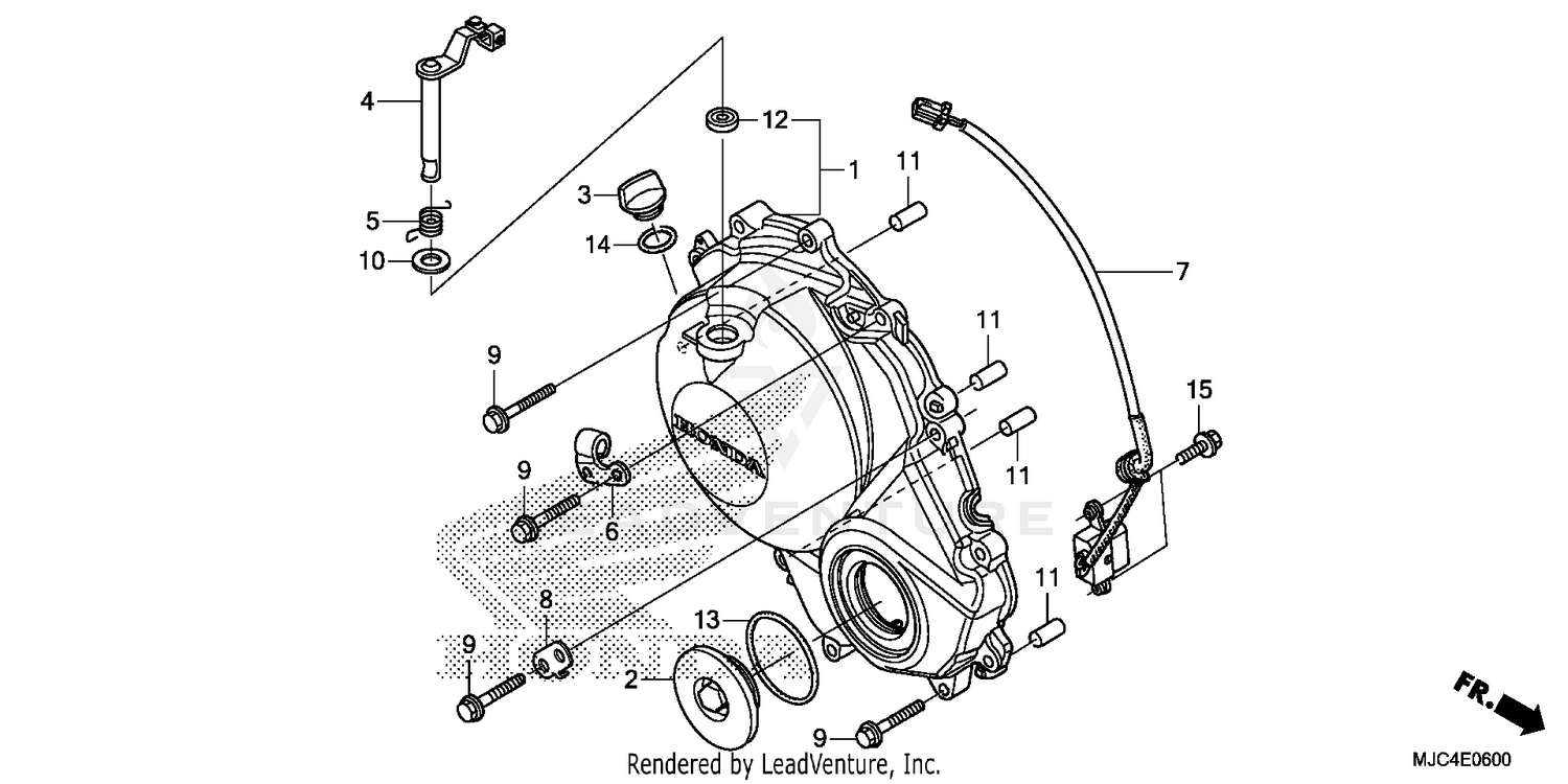 RIGHT CRANKCASE COVER