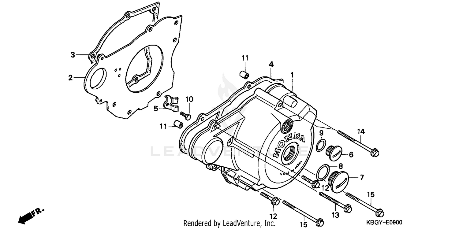 LEFT CRANKCASE COVER