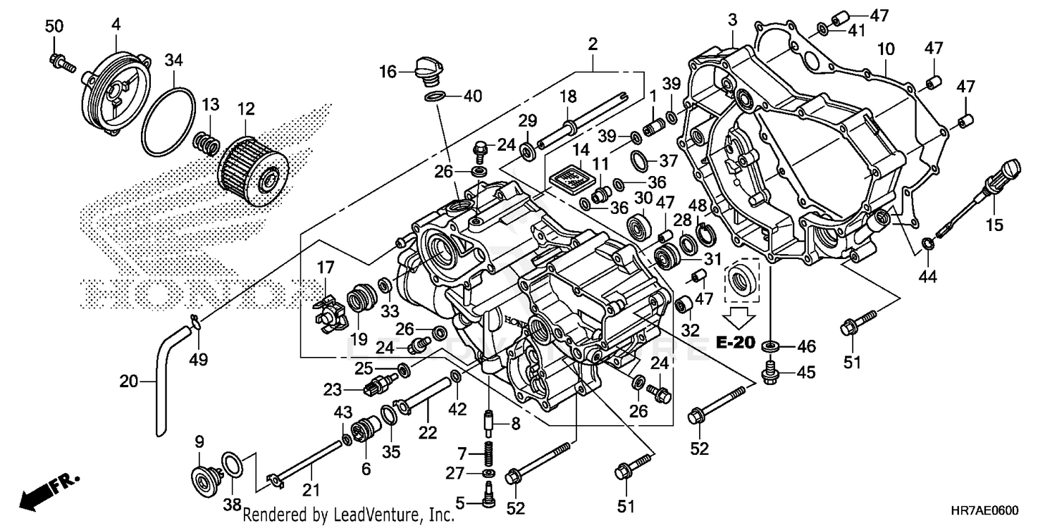 FRONT CRANKCASE COVER