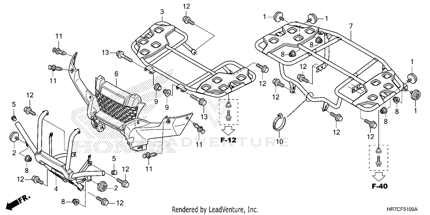 CARRIER@FRONT GRILLE