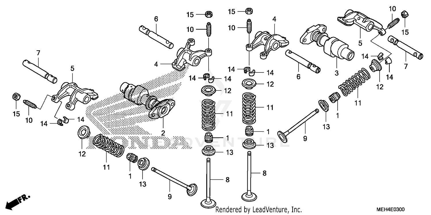 CAMSHAFT + VALVE