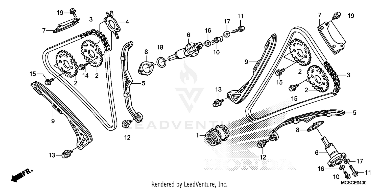 CAM CHAIN + TENSIONER