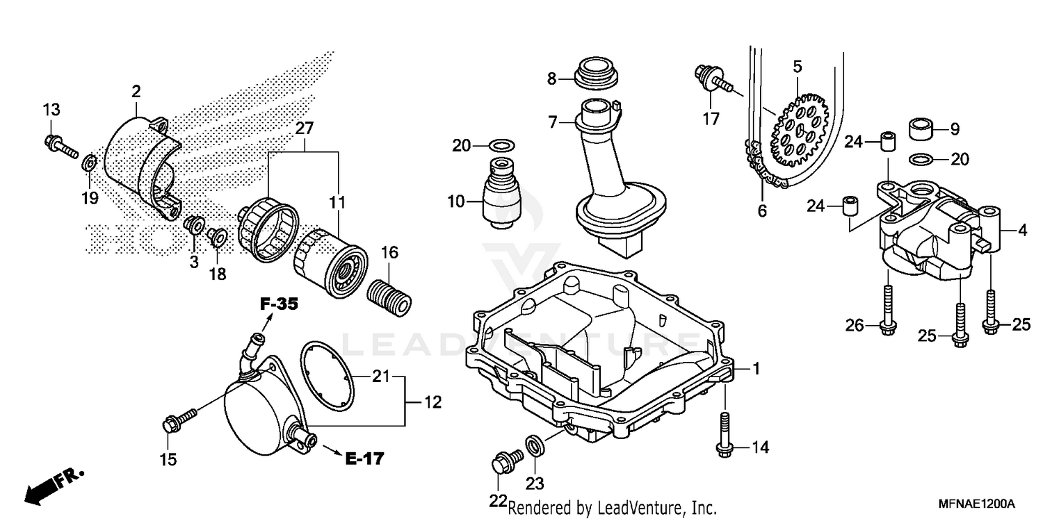 OIL PAN@OIL PUMP