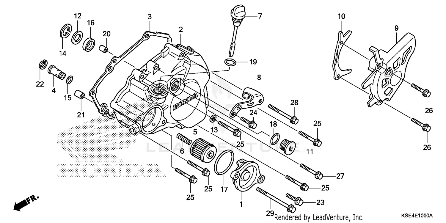 LEFT CRANKCASE COVER